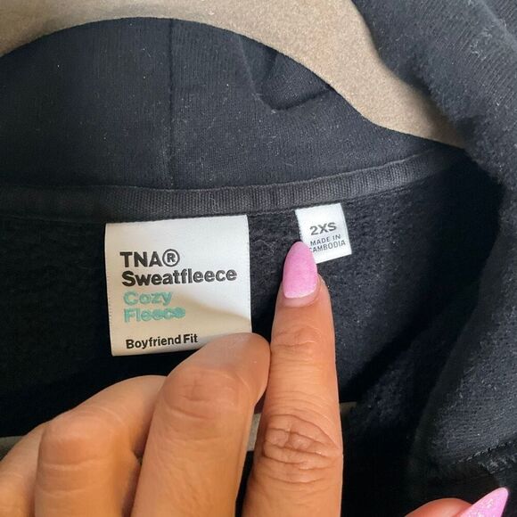 TNA Sweatfleece COZY Boyfriend Fit Sweatshirt - Picture 6 of 9